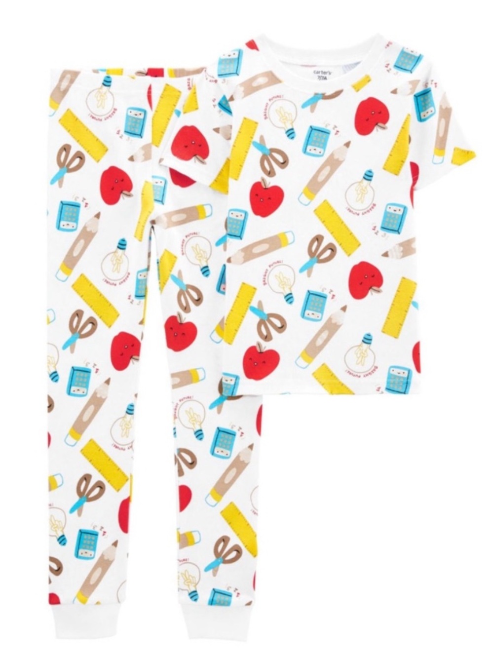 Carter’s Kids Back to School Supplies Shirt and Pants Pajamas